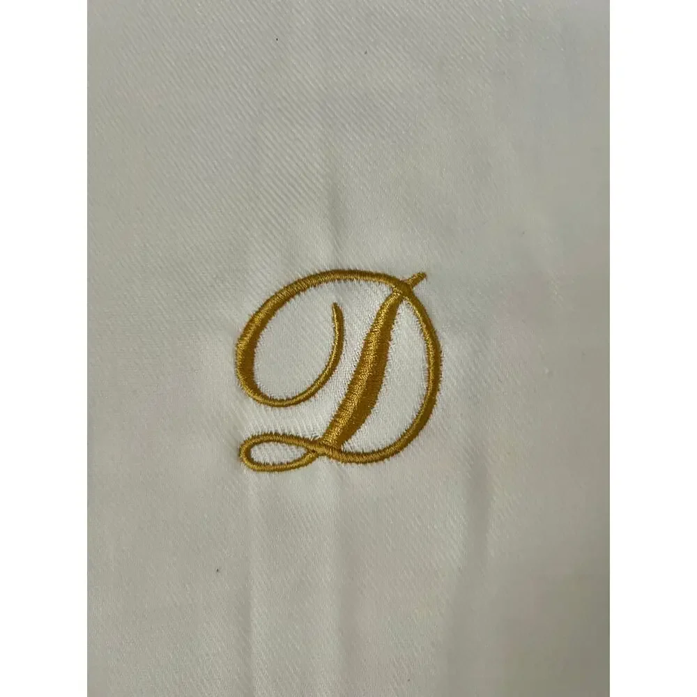 Super Soft! Cream Gold Embroidered 